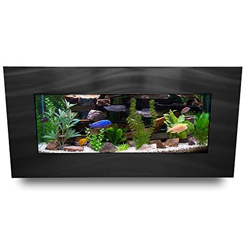 wall-mounted aquarium